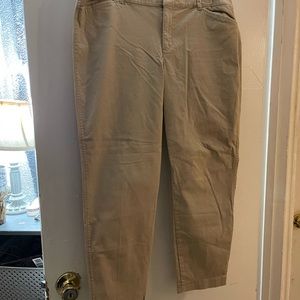 Old Navy Khaki Pixie Pants